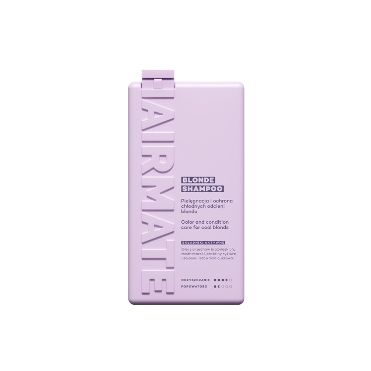 Hairmate Blonde Szampon do włosów rozjaśnianych i farbowanych fioletowy 250 ml Hairmate Blonde Szampon do włosów rozjaśnianych i farbowanych fioletowy 250 ml
