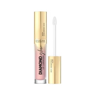Eveline Diamond Glow Lip Luminizer Błyszczyk do ust z kwasem hialuronowym /03/ 4,5 ml Eveline Diamond Glow Lip Luminizer Błyszczyk do ust z kwasem hialuronowym /03/ 4,5 ml