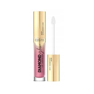 Eveline Diamond Glow Lip Luminizer Błyszczyk do ust z kwasem hialuronowym /05/ 4,5 ml Eveline Diamond Glow Lip Luminizer Błyszczyk do ust z kwasem hialuronowym /05/ 4,5 ml