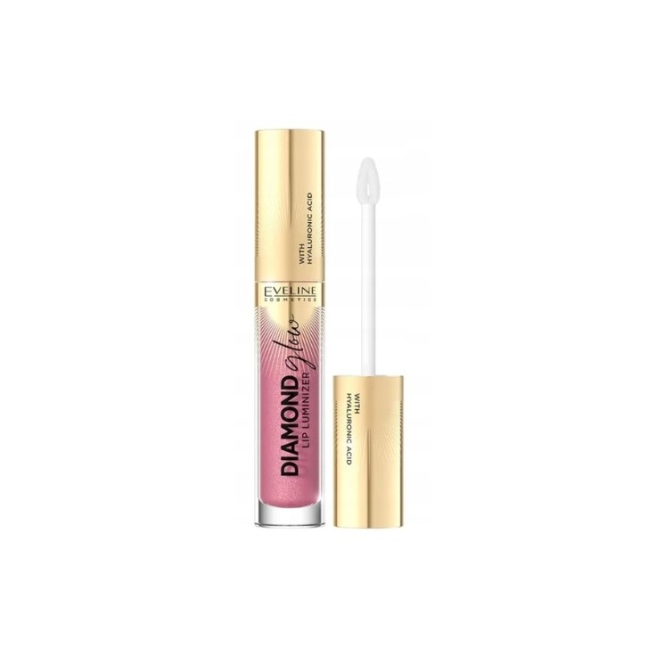 Eveline Diamond Glow Lip Luminizer Lipgloss mit Hyaluronsäure /05/ 5 ml Eveline Diamond Glow Lip Luminizer Lipgloss mit Hyaluronsäure /05/ 5 ml