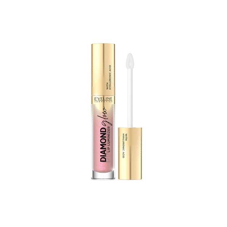 Eveline Diamond Glow Lip Luminizer Lipgloss mit Hyaluronsäure /08/ 5 ml Eveline Diamond Glow Lip Luminizer Lipgloss mit Hyaluronsäure /08/ 5 ml