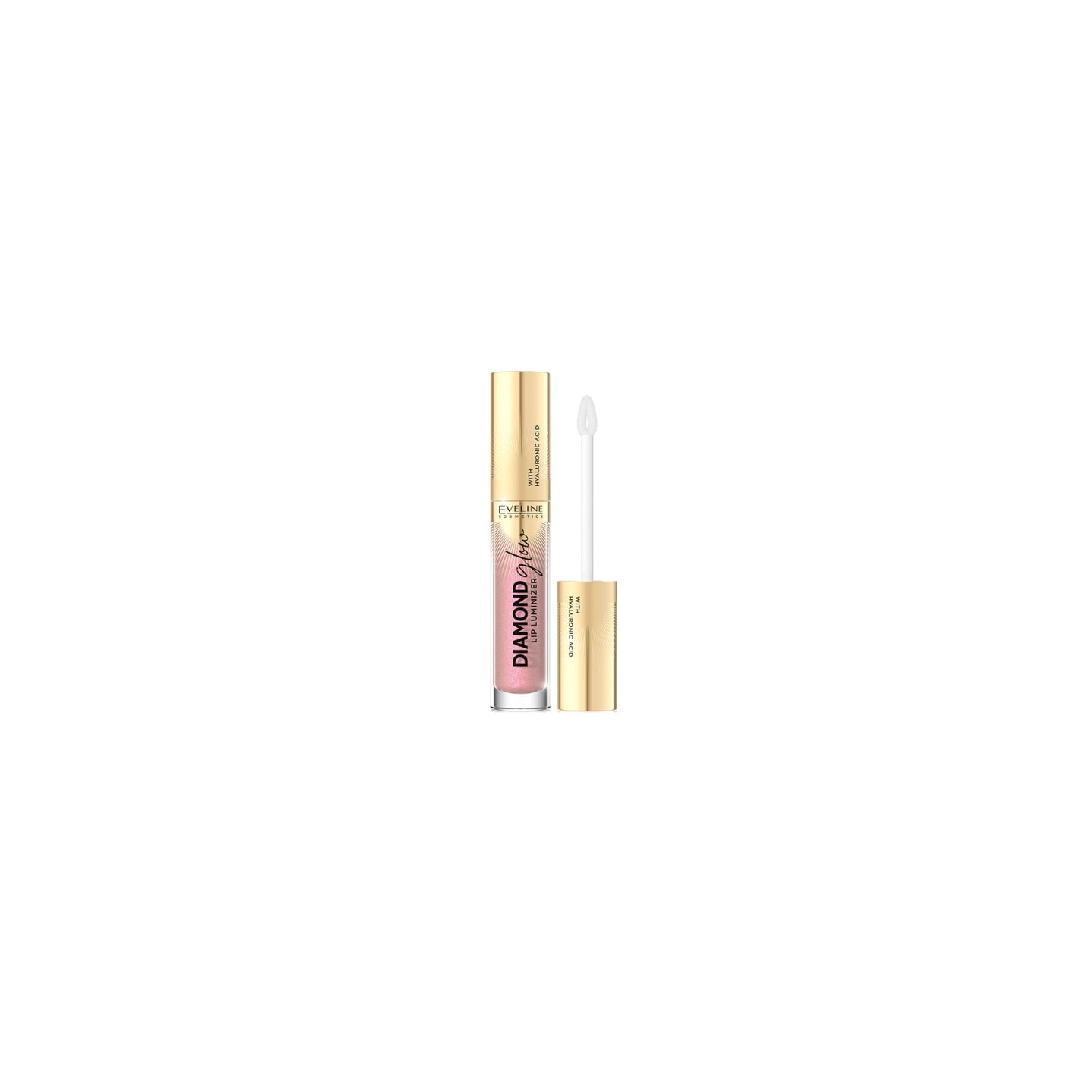 Eveline Diamond Glow Lip Luminizer Lipgloss mit Hyaluronsäure /08/ 5 ml Eveline Diamond Glow Lip Luminizer Lipgloss mit Hyaluronsäure /08/ 5 ml