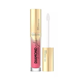Eveline Diamond Glow Lip Luminizer Błyszczyk do ust z kwasem hialuronowym /09/ 4,5 ml Eveline Diamond Glow Lip Luminizer Błyszczyk do ust z kwasem hialuronowym /09/ 4,5 ml