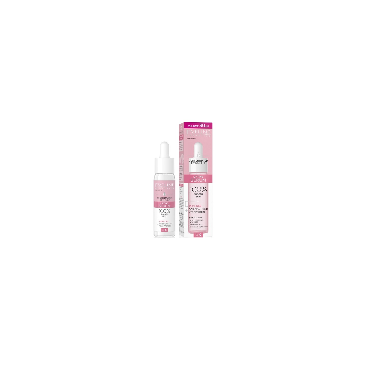 Eveline Skoncentrowana Formuła Serum do twarzy na dzień i noc Lifting 30 ml Eveline Skoncentrowana Formuła Serum do twarzy na dzień i noc Lifting 30 ml