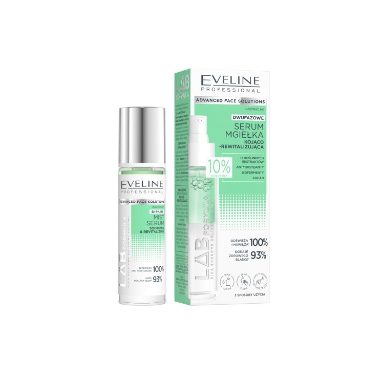Eveline LAB FORMULA two-phase soothing and revitalizing face serum mist 30 ml