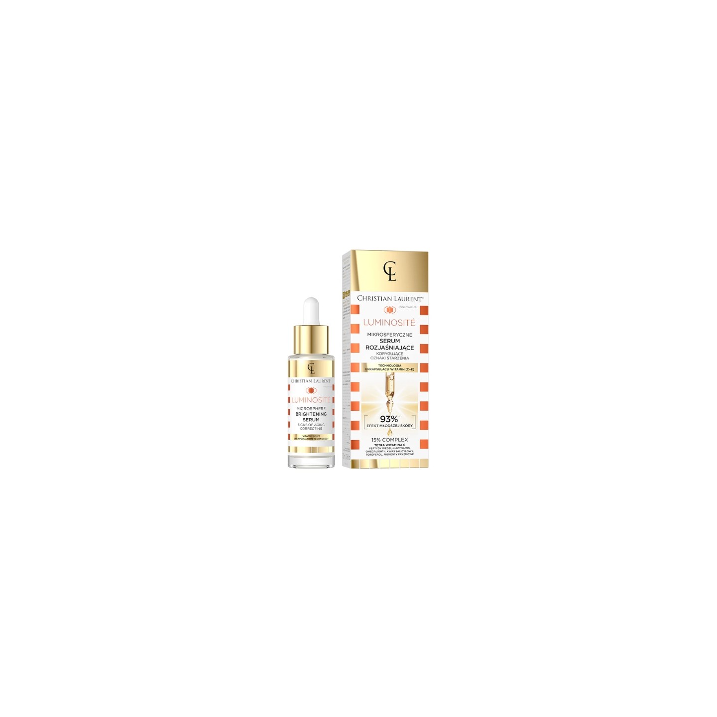 Christian Laurent Luminosite Mikrosferyczne Serum rozjaśniające korygujące oznaki starzenia 30 ml Christian Laurent Luminosite Mikrosferyczne Serum rozjaśniające korygujące oznaki starzenia 30 ml