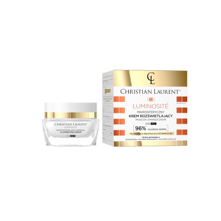 Crème illuminatrice anti-rides microsphérique Luminosite Christian Laurent 50 ml