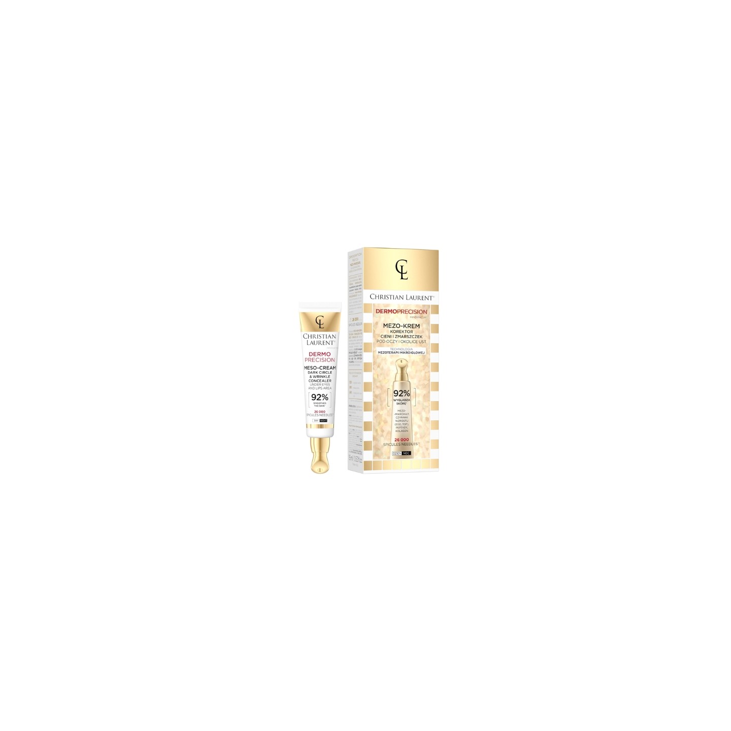 Christian Laurent DermoPrecision Mezo-krem korektor cieni i zmarszczek pod oczy 15 ml Christian Laurent DermoPrecision Mezo-krem korektor cieni i zmarszczek pod oczy 15 ml