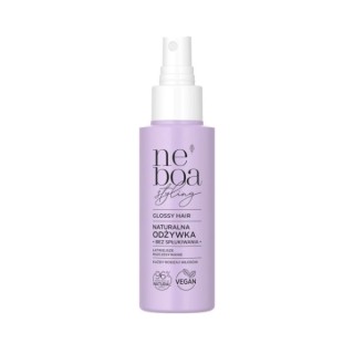 Spray revitalisant sans rinçage Neboa Styling Glossy Hair Natural pour un démêlage facile 100 ml