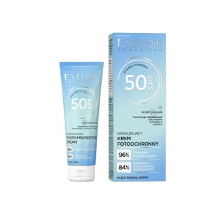 Crème visage hydratante et photoprotectrice Eveline SPF50 30 ml