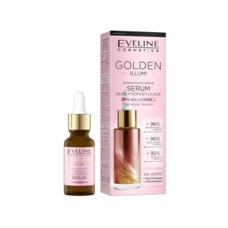 Eveline Golden Illumi Konzentriertes Gesichtsserum mit stark aufhellenden Eigenschaften 18 ml