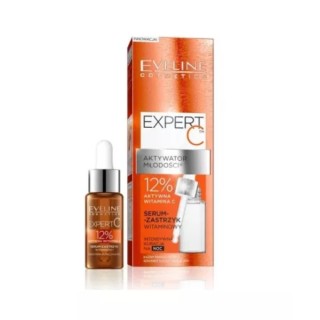 Eveline Expert C Serum – Vitamininjektion für das Gesicht über Nacht 18 ml