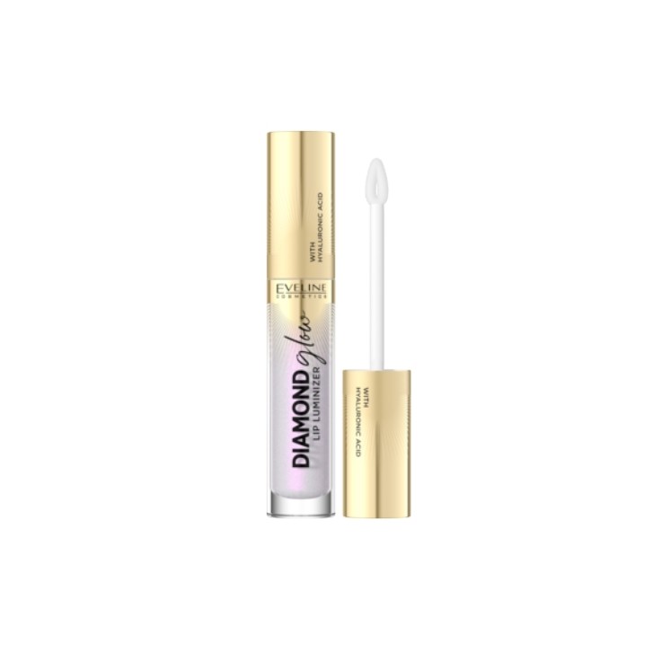 Eveline Diamond Glow Lip Luminizer Błyszczyk do ust z kwasem hialuronowym /16/ 4,5 ml
