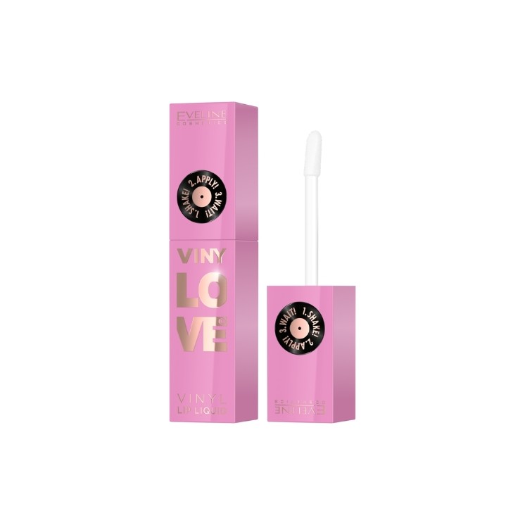 Rouge à lèvres liquide longue tenue Eveline VinyLove effet brillant /02/ Dusty 4 ml