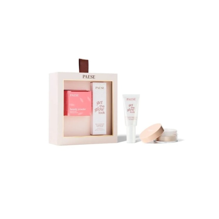 Paese All About The Base1 Gift Set: Get The Glow Illuminating Face Cream + Losse Gerstpoeder