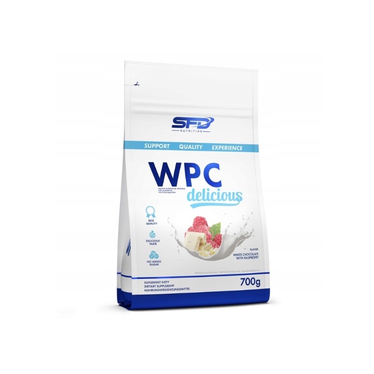 SFD WPC Delicious White Chocolate - Raspberry 700 g
