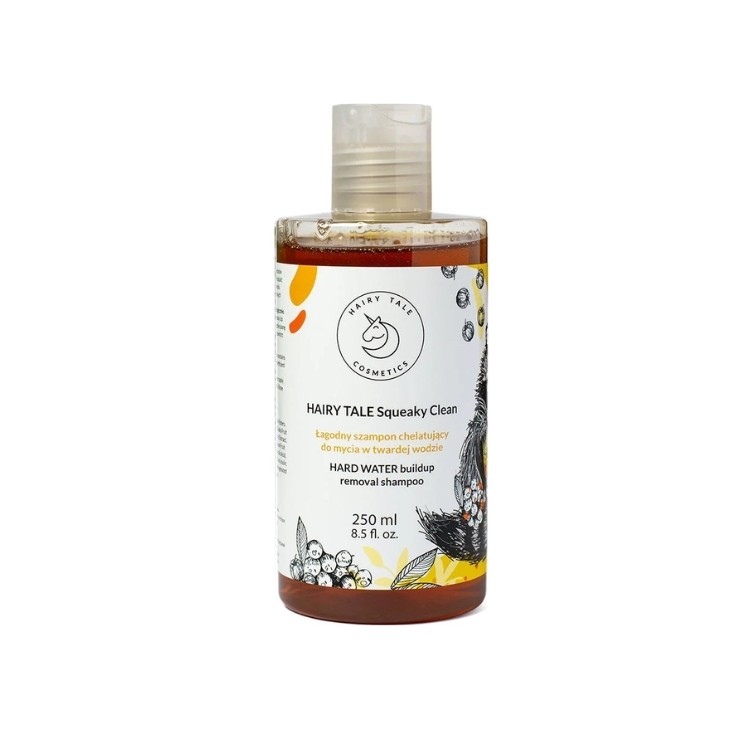 Shampooing doux chélateur Hairy Tale Squeaky Clean pour eau dure 250 ml