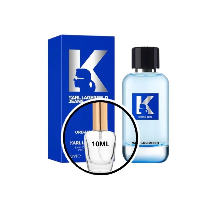 Karl Lagerfeld Urban Blue Odlewka Wody toaletowej dla mężczyzn 10 ml
