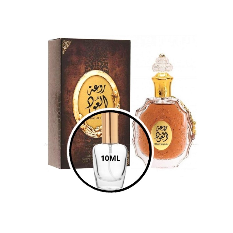 Lattafa Rouat Al Oud Eau de Parfum-Abfüllung für Männer 10 ml