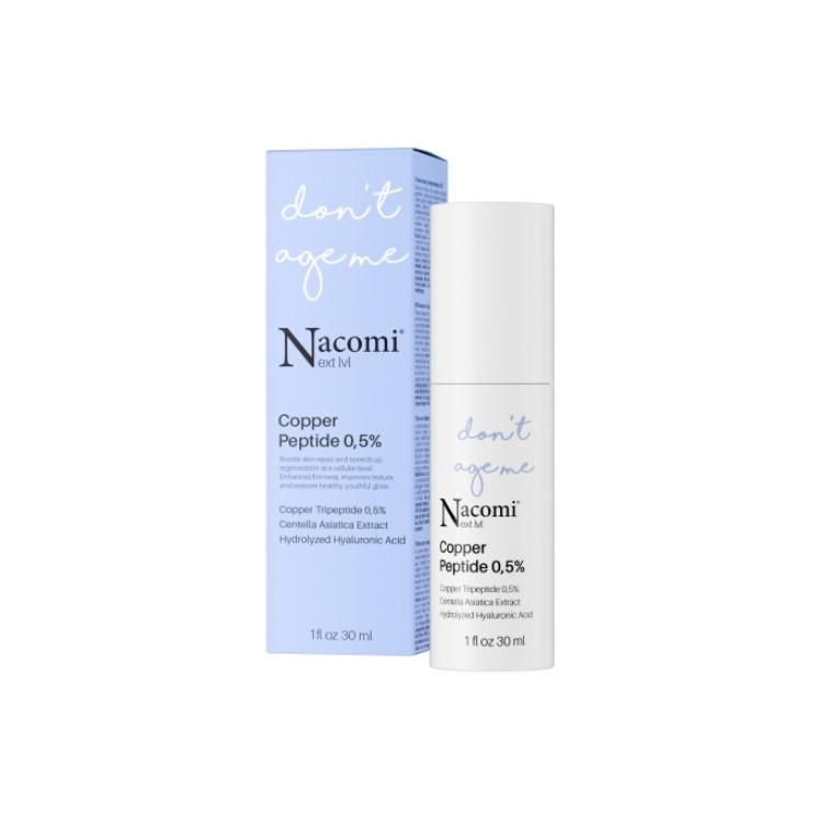 Nacomi Next Level Serum do twarzy Peptydy miedziowe 0,5% 30 ml