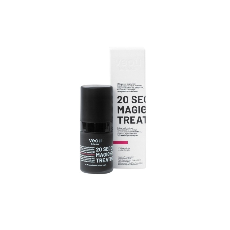 Veoli Botanica 20 Seconds Magic Eye Treatment Verhelderend, Liftend en Herstellend Oogserum 15 ml