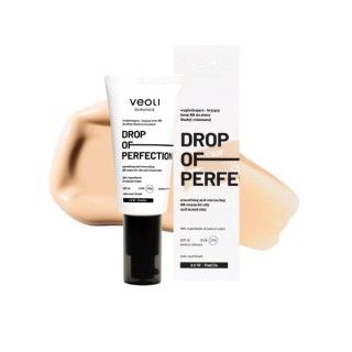 Розгладжуючий та покривний BB-крем Veoli Botanica Drop of Perfection для жирної та комбінованої шкіри /2.0W/ Vanilla 30 мл