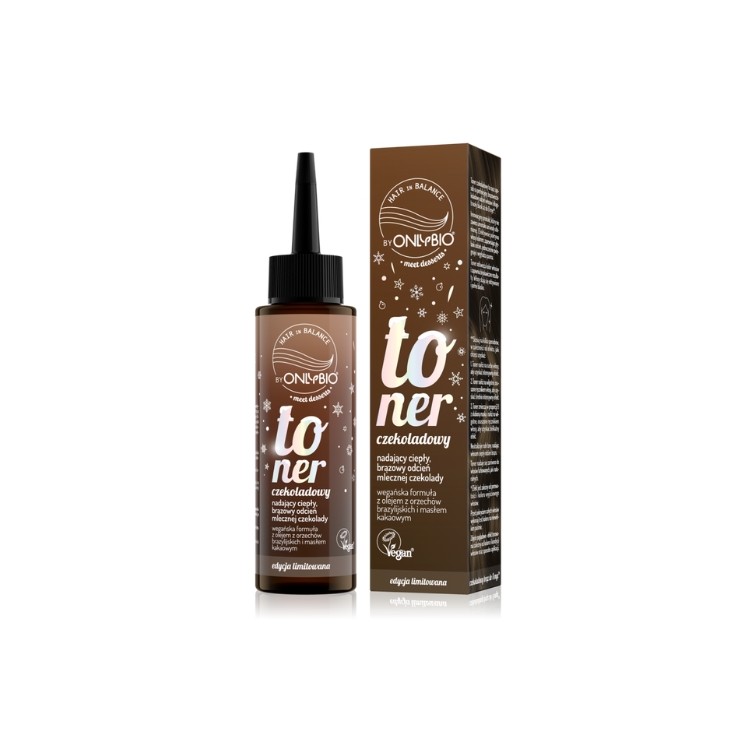 Тонік для волосся OnlyBio Hair in Balance Chocolate, різдвяне видання, 100 мл