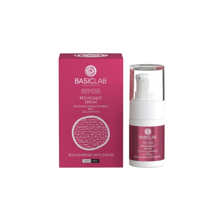 BasicLab Esteticus Reducing Serum 10% azelaïnezuur, BHA , glycyrrhizine 15 ml