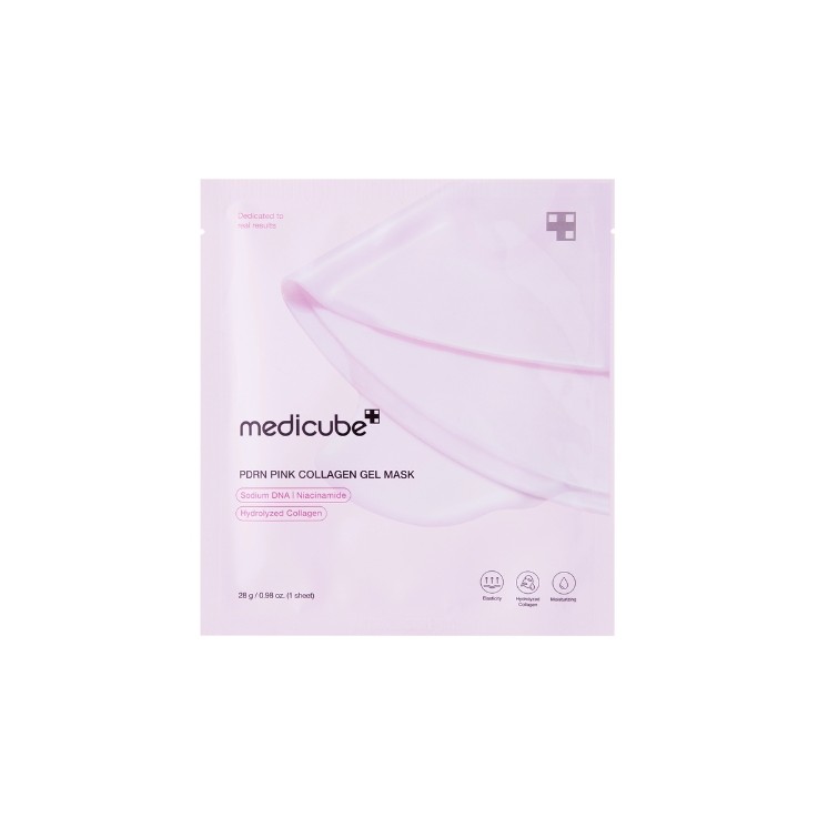 Masque gel hydro gel raffermissant Collagen Pink Medicube PDRN, 1 pièce, 28 g
