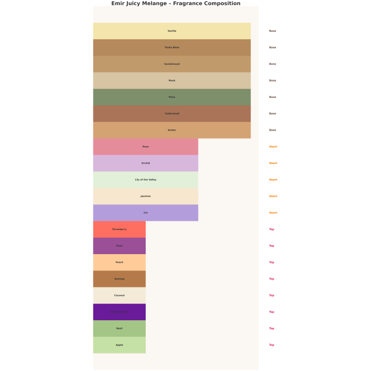 Emir Juicy Melange Eau de Parfum pour Femme 100 ml