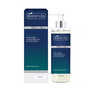 Bielenda Professional SUPREMELAB Men Line Verfrissende en Reinigende Gezichtsgel 200 ml