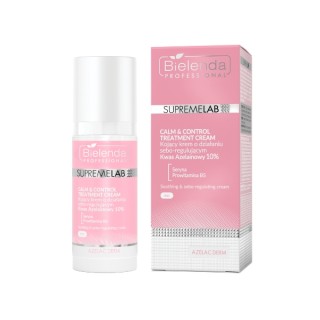 Crème apaisante Bielenda Professional SUPREMELAB Calm & Control à action sébo-régulatrice 50 ml