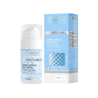 Crème nourrissante Bielenda Professional Supremelab Hydro Capsule avec capsules Nutria 50 ml