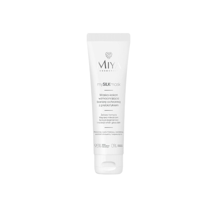 Miya mySILKmask Cocoon gezichtsmasker versterkt de beschermende barrière met prebiotica 60 ml
