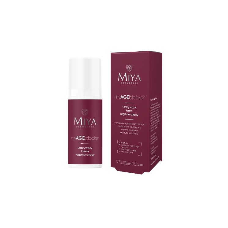 Crème visage nourrissante et régénérante Miya myAGEblocker 50 ml