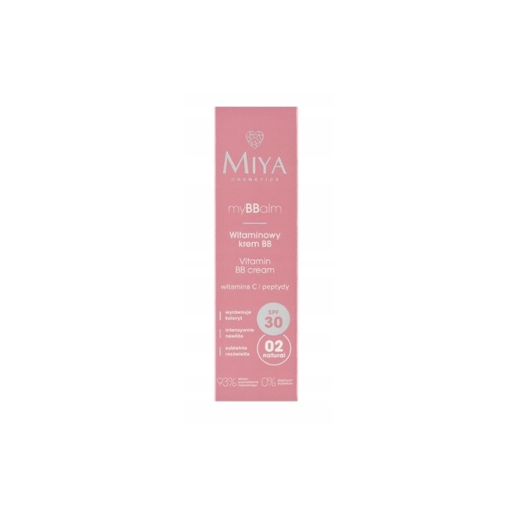 Miya myBBbalm witaminowy Krem BB SPF30 /02/ naturalny 30 ml
