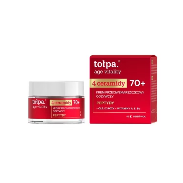 Tołpa Age Vitality 4 Ceramides Anti-rimpel Voedende Gezichtscrème 70+ 50 ml
