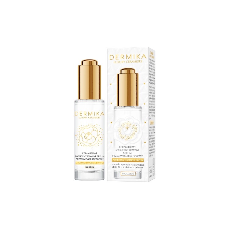 Dermika Luxury Ceramides skoncentrowane Serum do twarzy przeciwzmarszczkowe 30 ml