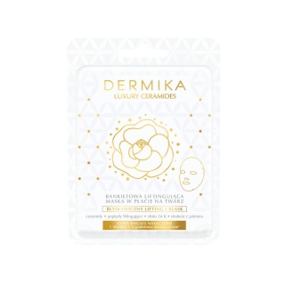 Тканина-маска для обличчя Dermika Luxury Ceramides Banquet Lifting 1 шт.