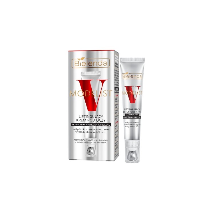 Bielenda V-Modelist Crème contour des yeux liftante, hydratante et activatrice d'éclat 15 ml