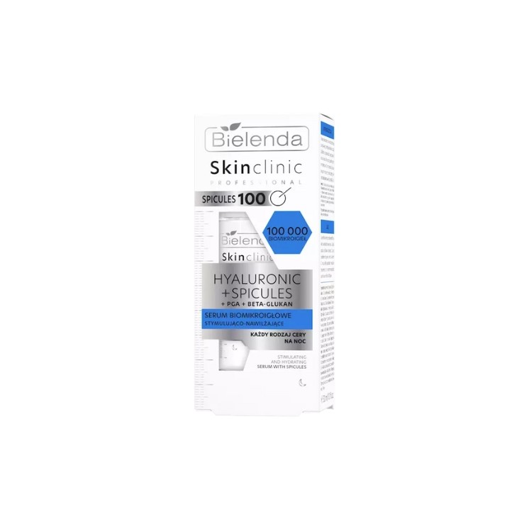 Сироватка для обличчя Bielenda Skin Clinic Professional Hyaluronic+Spicules Biomicroneedle 45 мл