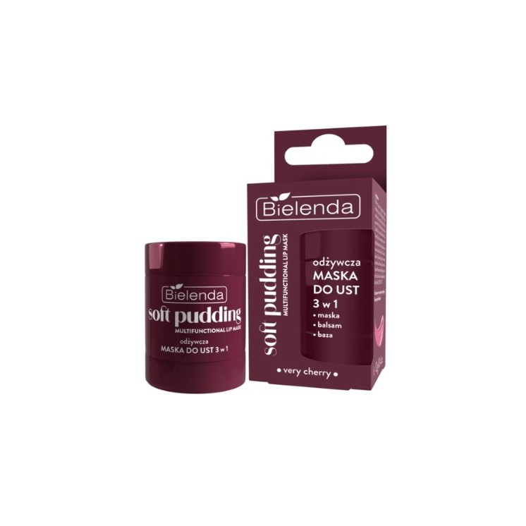 Bielenda Soft Pudding Nourishing Lip Mask 3in1 Very Cherry 12g