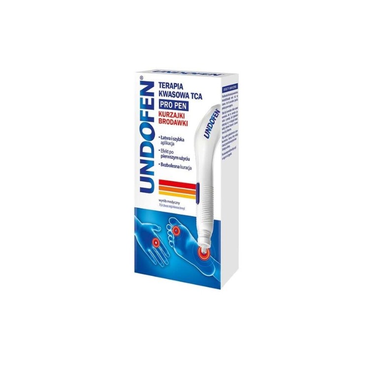Undofen Pro TCA (acide trichloracétique) pour le traitement des verrues plantaires 5 ml