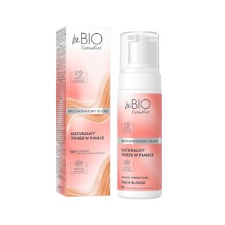 BeBio Cosmetics Natural Foam Toner Peach Blond 120 ml