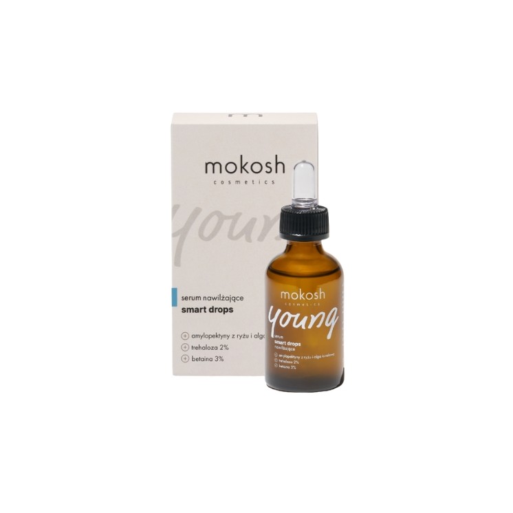 Mokosh Young Smart Drops Feuchtigkeitsspendendes Gesichtsserum 30 ml