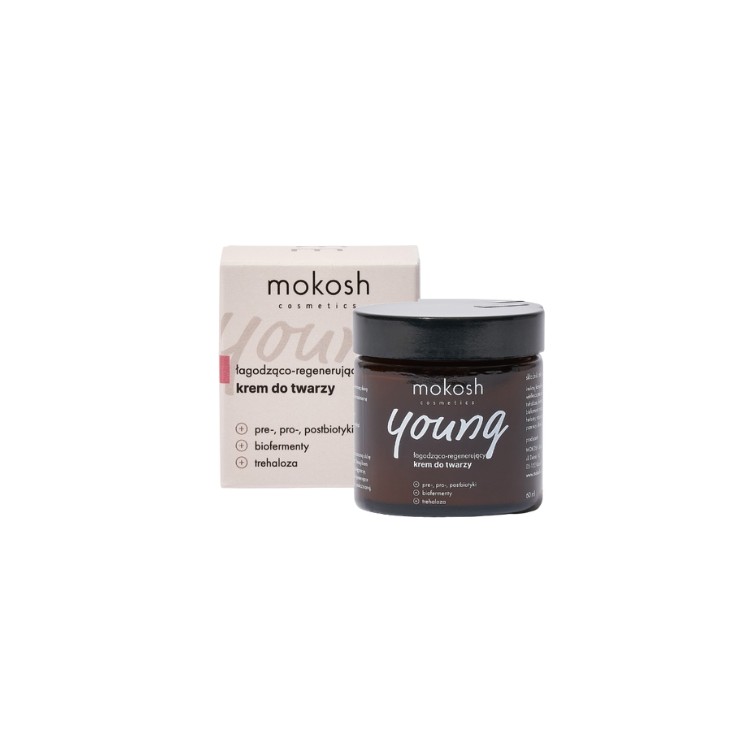 Mokosh Young Verzachtende en Regenererende Gezichtscrème 60 ml