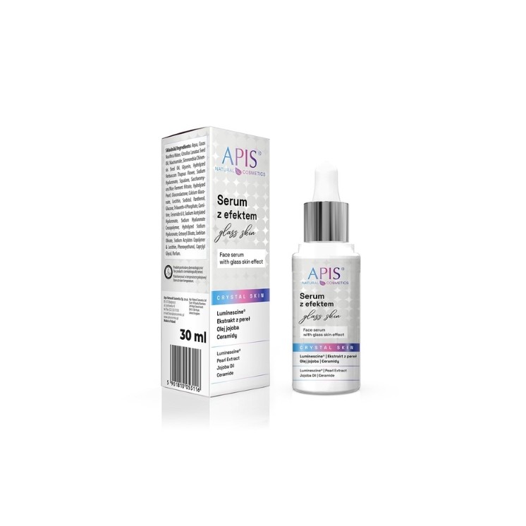 Sérum visage Apis Crystal Skin effet peau de verre 30 ml