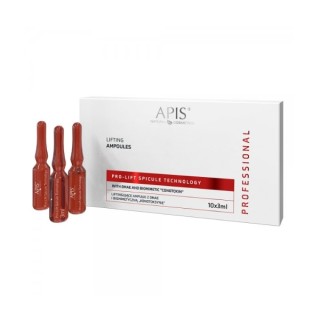 Ampoules liftantes Apis Pro-Lift Spicule Technology avec DMAE et « conotoxine » biomimétique 10 x 3 ml