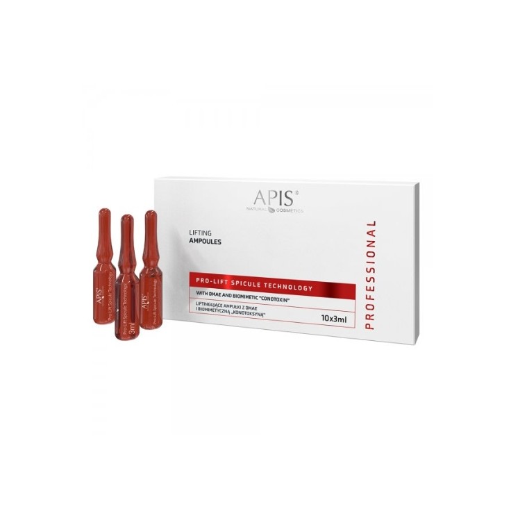 Apis Pro-Lift Spicule Technology liftingujące Ampułki z DMAE i biomimetyczną "konotoksyną" 10x3ml