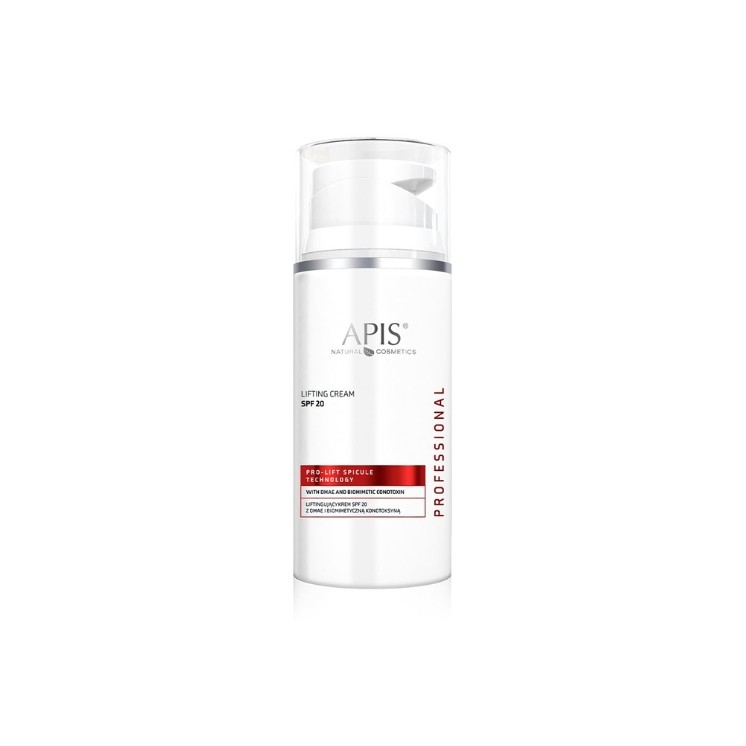 Apis Pro-Lift Spicule Technology Lifting Face Cream SPF20 with DMAE and biomimetic "conotoxin" 100 ml